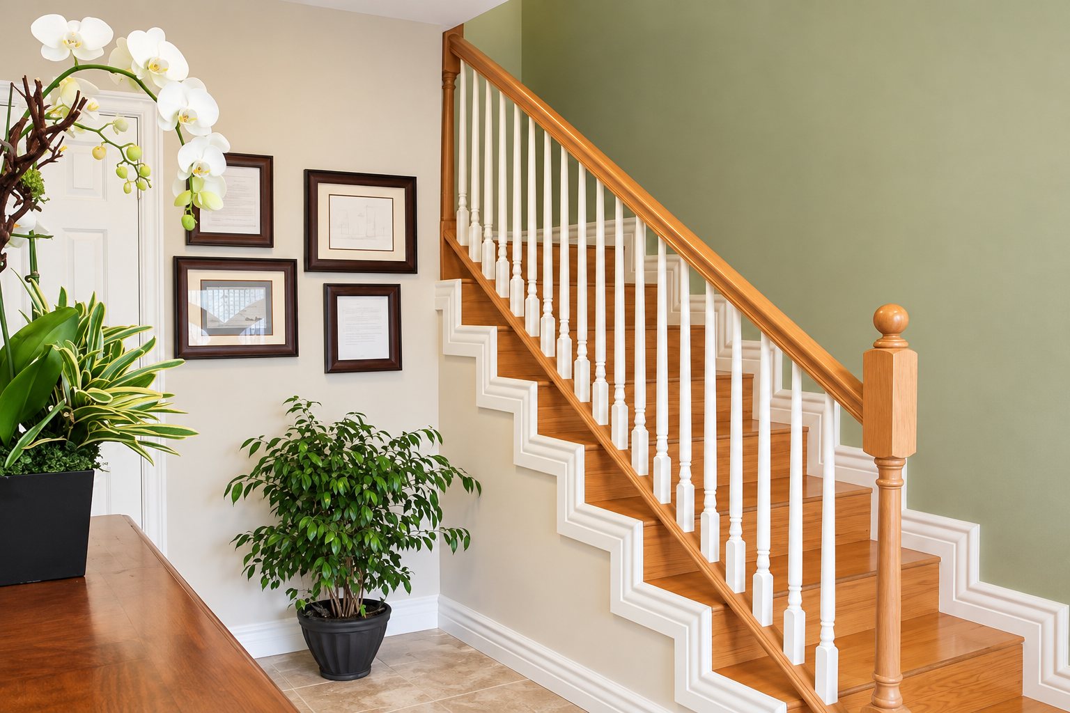 현관과 계단 · Entry and stairs